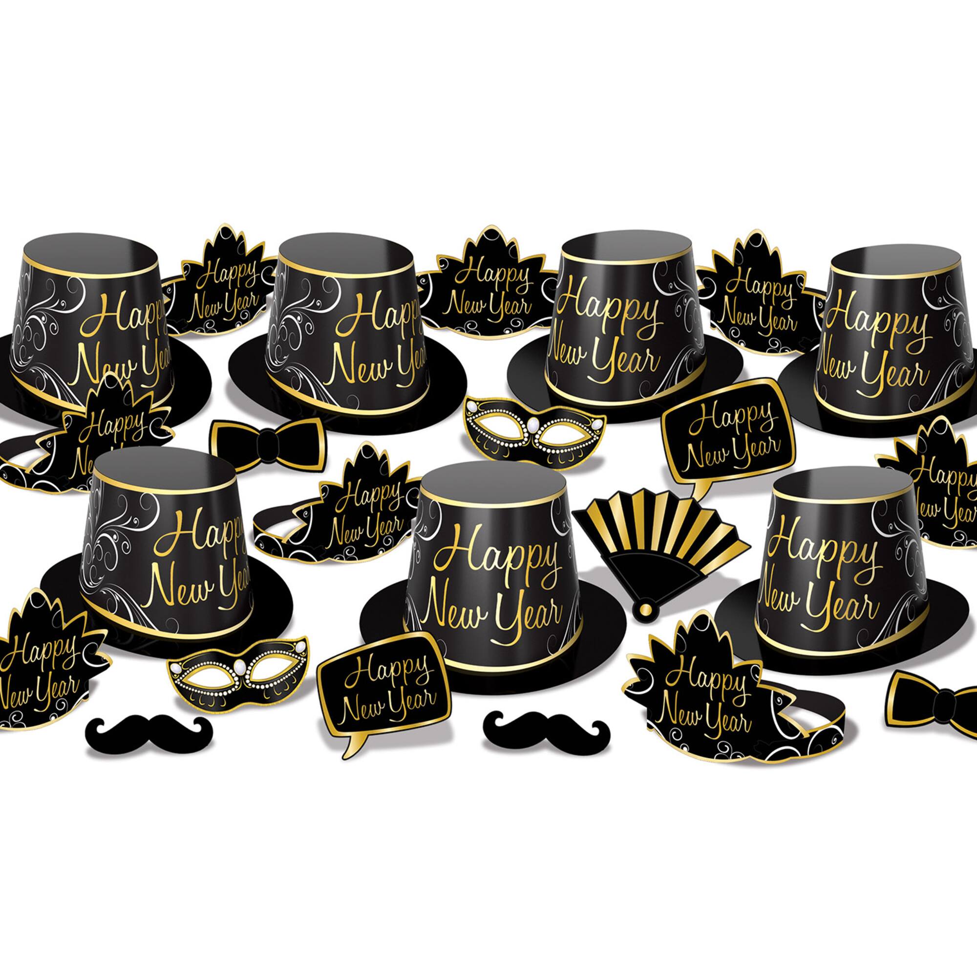 Beistle Simply Paper New Year Accessory Kit